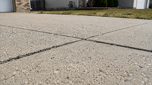 Concrete after leveling (after)